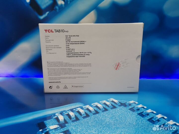 Новый Планшет TCL : Full HD / 32 Гб