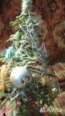 Ёлка и ёлочные игрушки из СССР