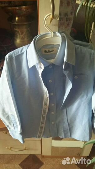 Рубашки gulliver 122 см. 5 шт