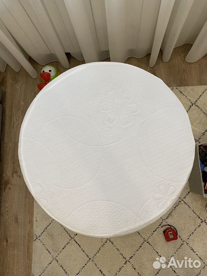 Детский матрас в круглую кроватку