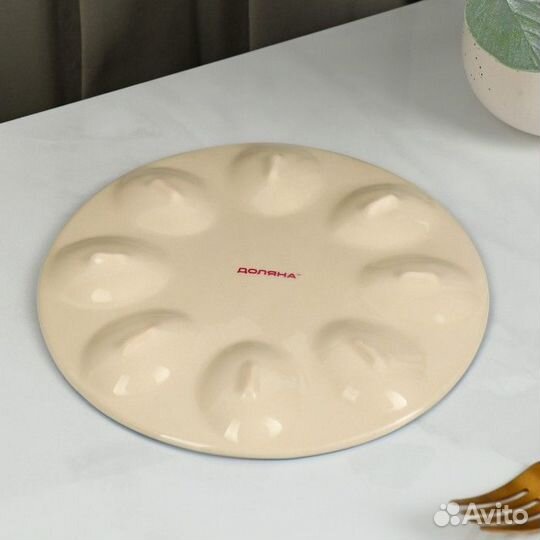 Подставка керамическая для яиц Доляна «Вишнёвое ва