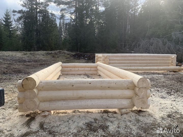 Баня из бревна