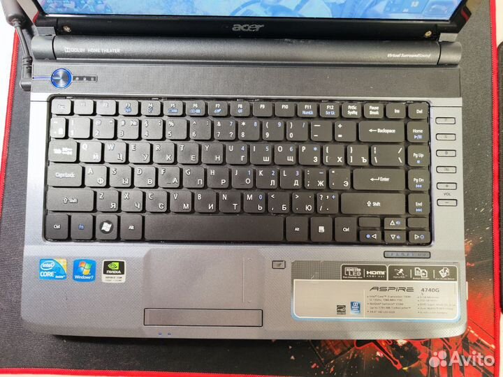 Acer, i3-330M, GeForce 310M, RAM 4GB, HDD 250GB