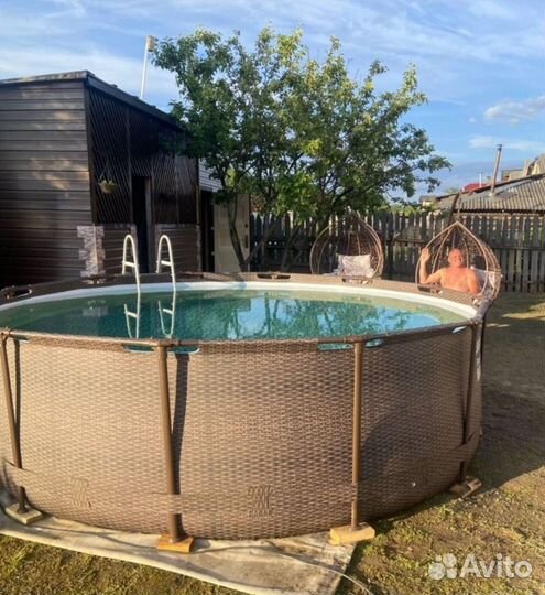 Каркасный бассейн новый