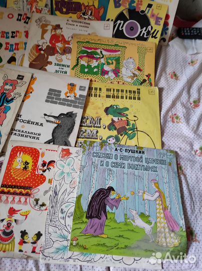 Советские пластинки детские