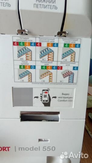 Оверлок comfort 550