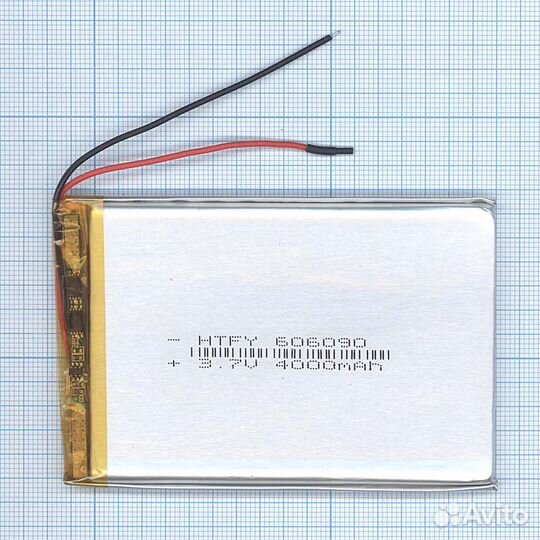 Аккумулятор Li-Pol (батарея) 6*60*90мм 2pin 3.7V/4