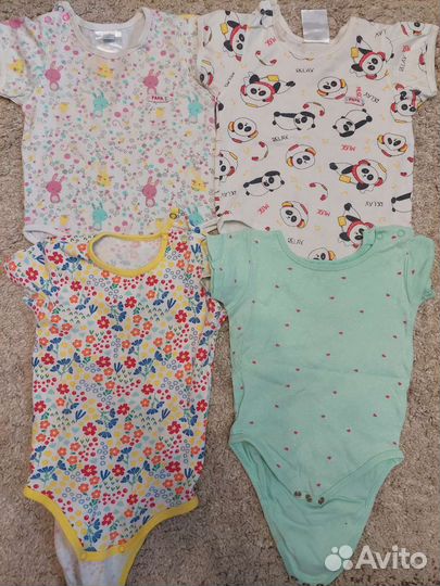 Боди без рукавов 68-74р