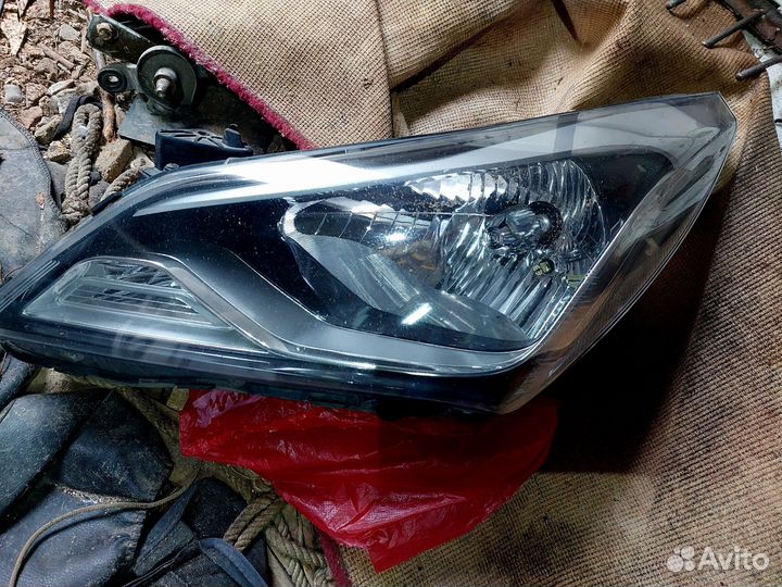 Hyundai solaris фара левая правая