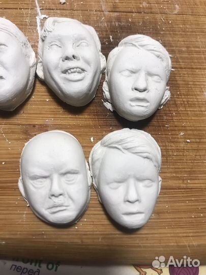 Личики для ватных игрушек