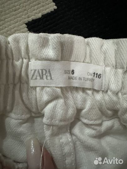 Джинсовые шорты zara 116