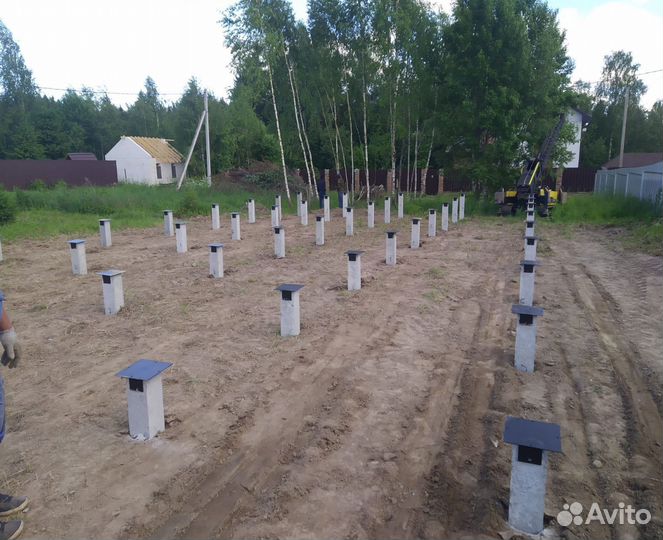 Жб сваи под ключ монтаж