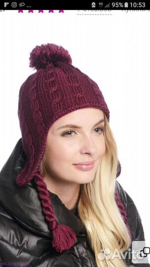 Продам зимнюю шапку на девочку