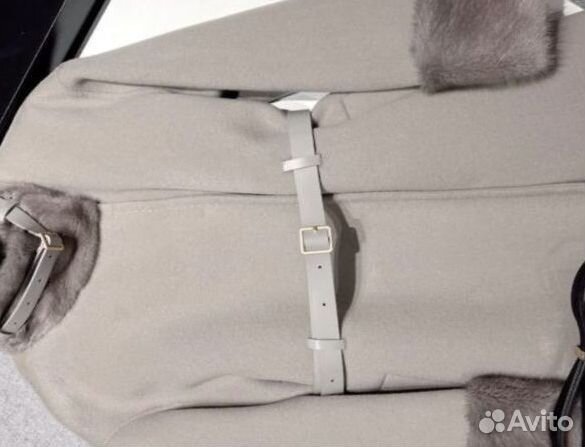 Пальто Loro Piana с норкой и кашемиром FAL9922