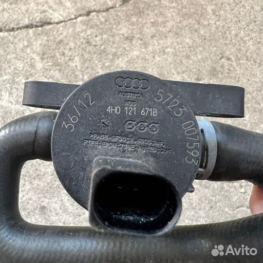 Клапан отопителя печки vag 4h0121671b