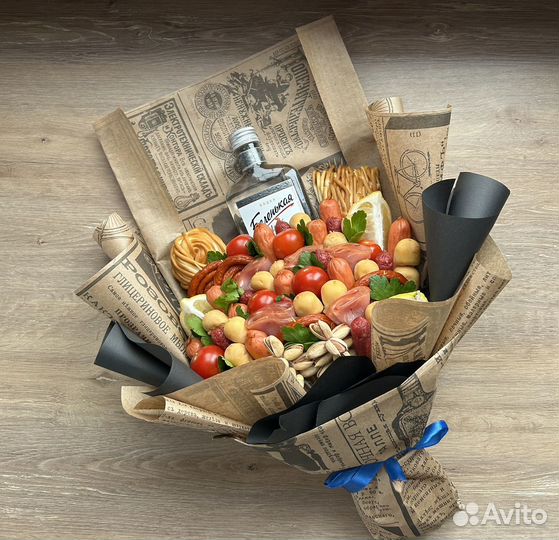 Вкусные букеты для мужчин