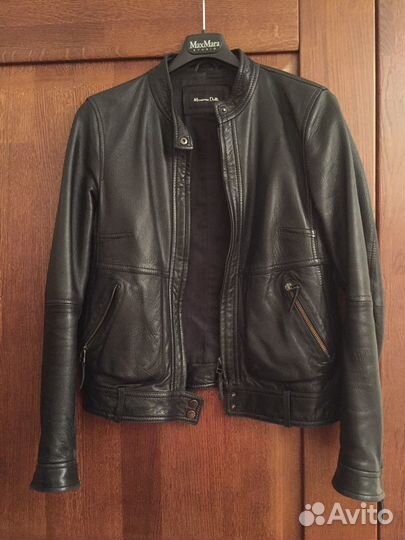 Куртка кожаная Massimo dutti
