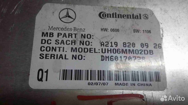 Блок комфорта Mercedes benz E-class 2198202626