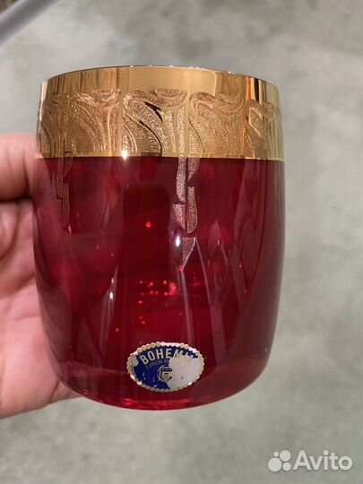 Бокалы, фужеры,рюмки богемские