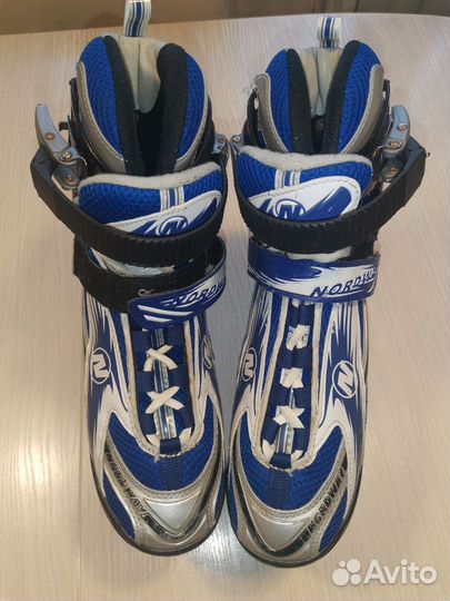 Коньки хоккейные раздвижные 34 39