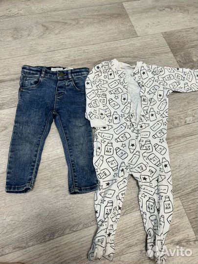 Вещи пакетом на девочку 74 80