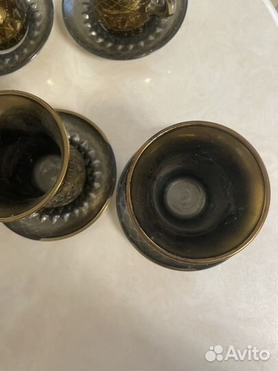 Чайно кофейный сервиз Москва 1980 и рюмка СССР