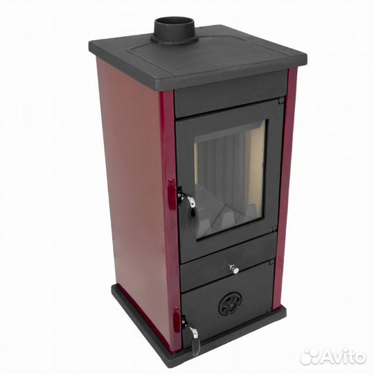 Печь Mbs thermo vesta plus dark RED (с водяным контуром)