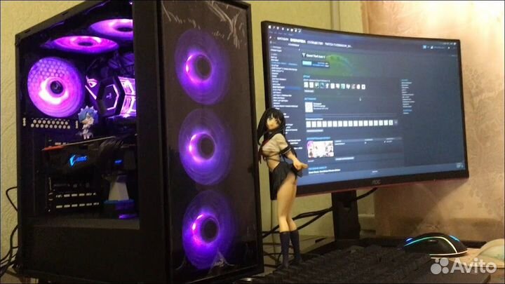 Игровой пк Ryzen 5 3600 RX 6600 XT DDR4 SSD 1Tb