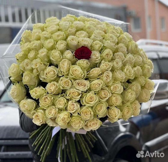 Цветы розы букет