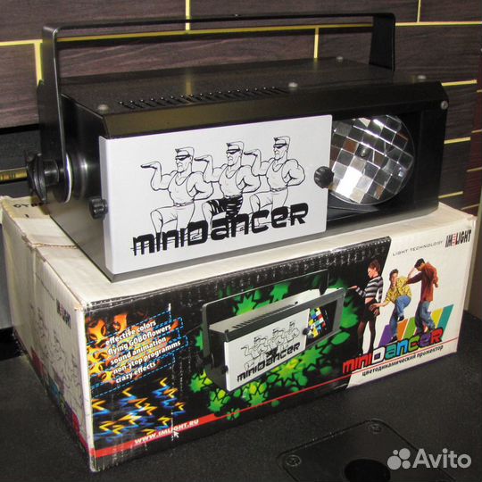 Светомузыка Minidancer House IML Полицвет Gobo Mic