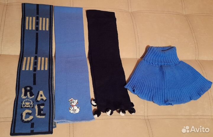 Шапочки, шарфики, бейсболки от 2 до 7 лет