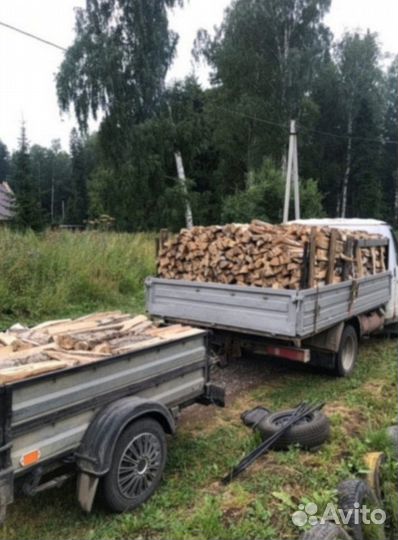 Дрова дубовые колотые