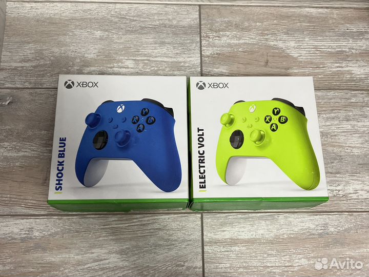 Xbox Series Controller X и S (Синий. Зелёный)