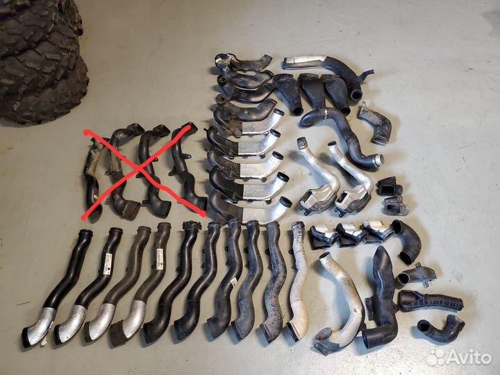 Штатные патрубки двигателя \ вариатора BRP