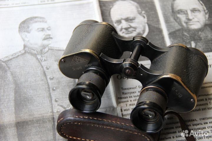 Бинокль 6Х30 Зтм Нквд СССР 1936 год, по войне