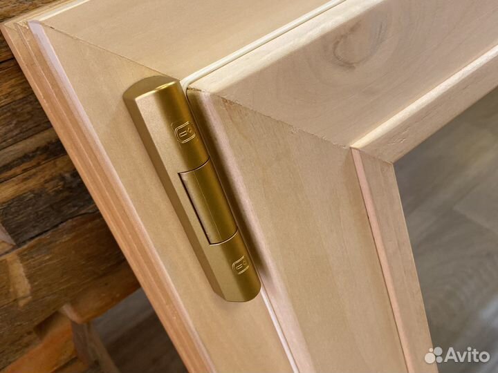 Окно деревянное для бани липа евроокно