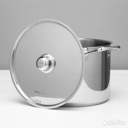 Кастрюля «Титан», 12 л, d28 см, металлическая крыш