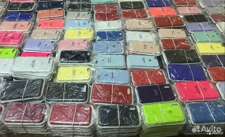 Чехол на Айфон Silicone case оптом