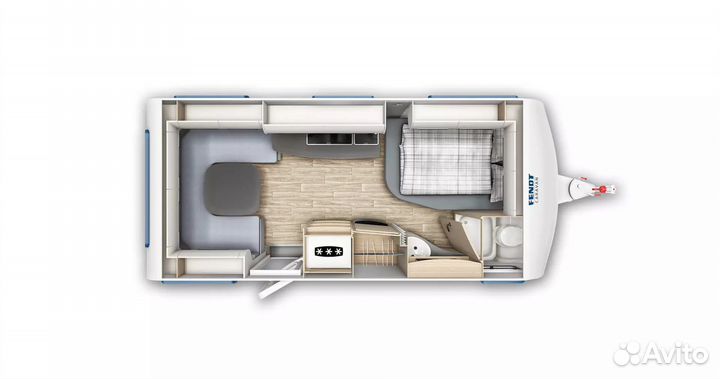 Прицеп-дача Fendt Apero 495 SFB, 2023