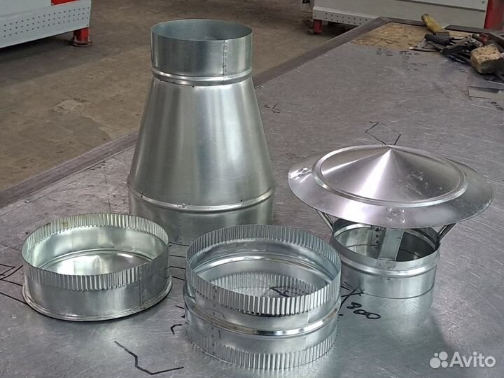 Изготовление оцинкованных воздуховодов