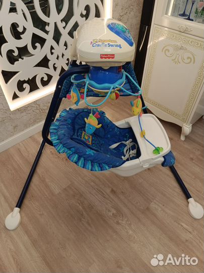 Детская электронная качель для новорожденных
