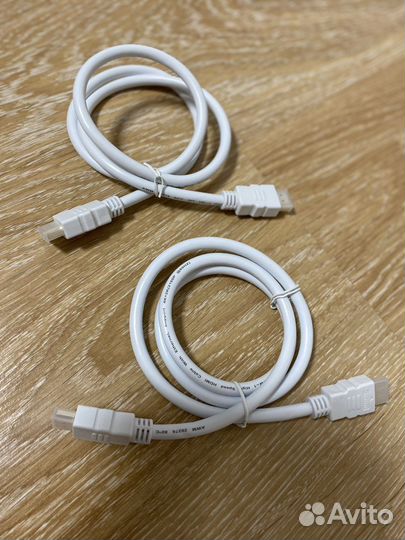 Кабель hdmi 4k белый