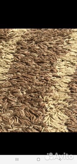 Коврик прикроватный бежевый