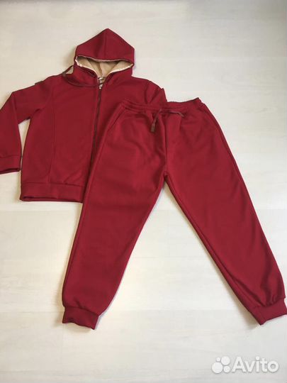 Спортивный женский костюм теплый 54-56