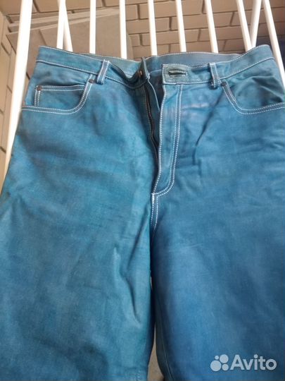 Кожаные джинсы