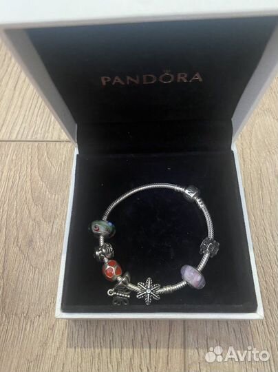 Браслет pandora оригинал с шармами
