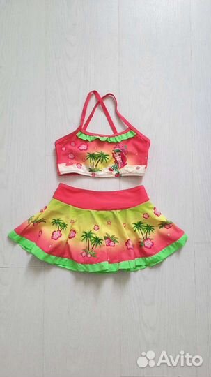 Купальник и халат для девочки