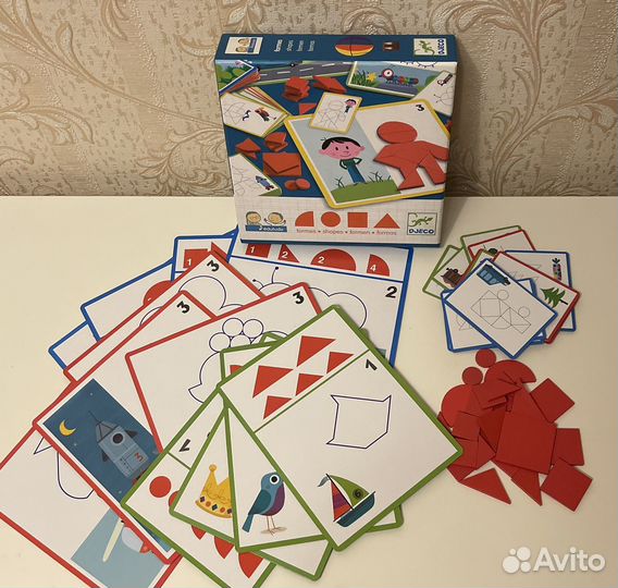 Детская развивающая игра Eduludo Фигуры Djeco