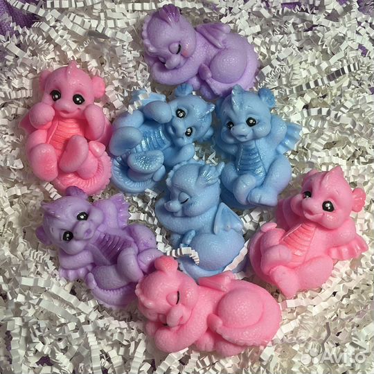 Мыло ручной работы новогоднее, подарок клиентам