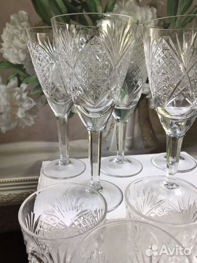 Фужеры, стаканы хрусталь СССР